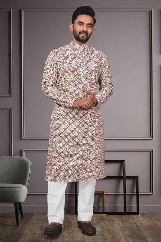 PREMIUM PRINTED KURTA FOR MAN