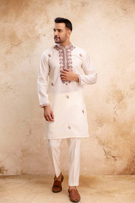 EMBROIDERED & SEQUIN KURTA