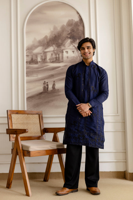 Designer Men’s Kurtas With Traditional Indian Craft