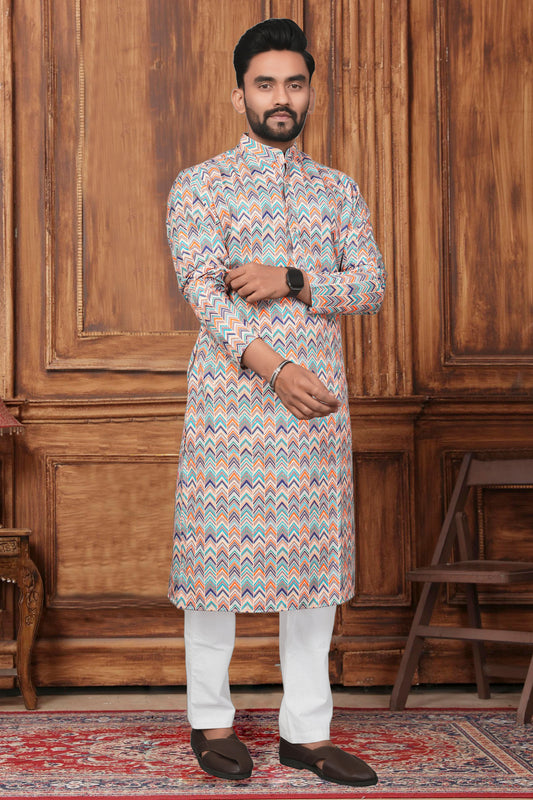 PREMIUM PRINTED KURTA FOR MAN