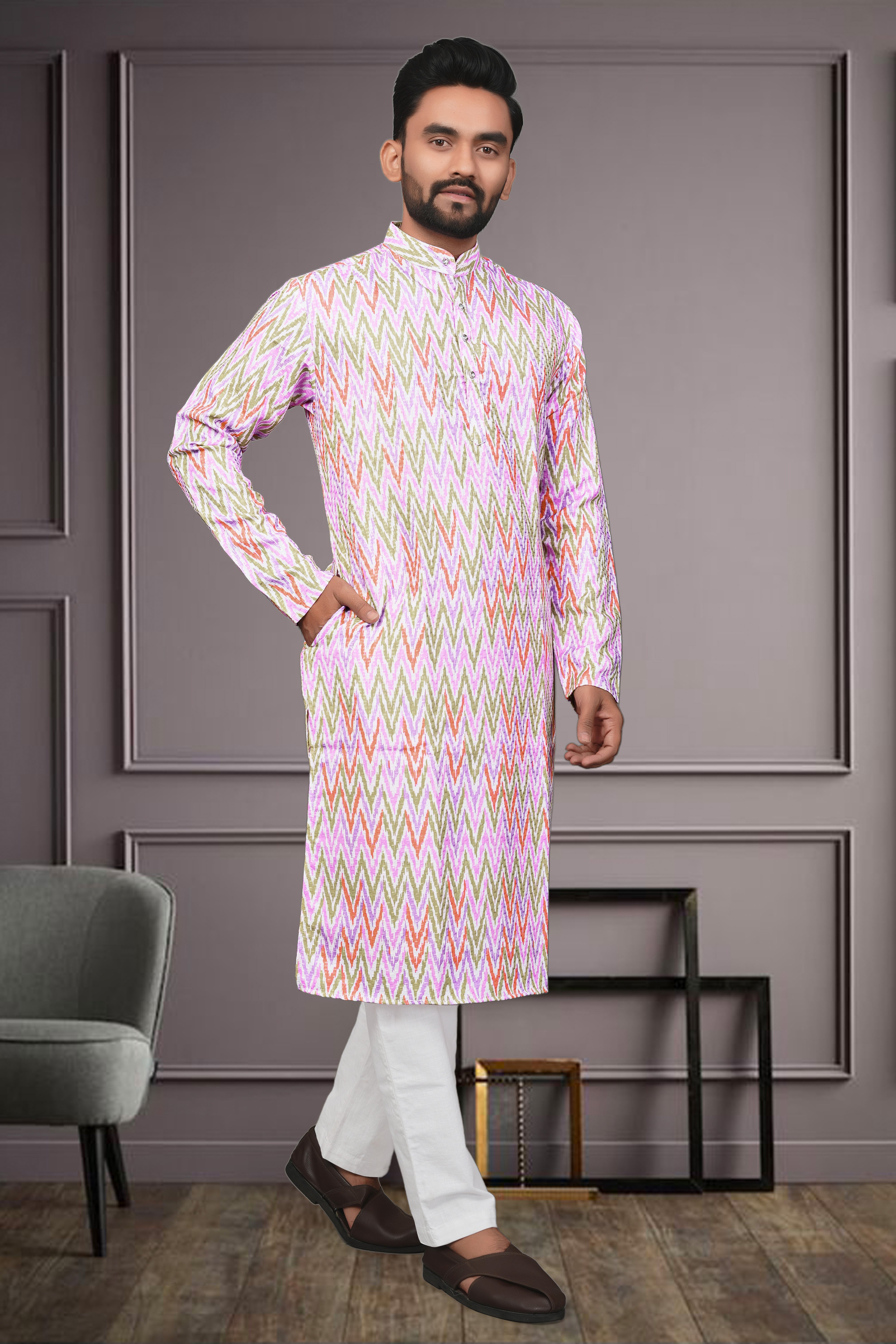 PREMIUM PRINTED KURTA FOR MAN