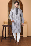 EMBROIDERED & SEQUIN KURTA WITH DUPATTA