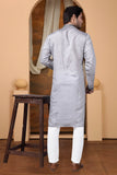 EMBROIDERED & SEQUIN KURTA WITH DUPATTA