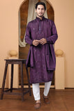 EMBROIDERED & SEQUIN KURTA  WITH DUPATTA