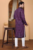 EMBROIDERED & SEQUIN KURTA  WITH DUPATTA