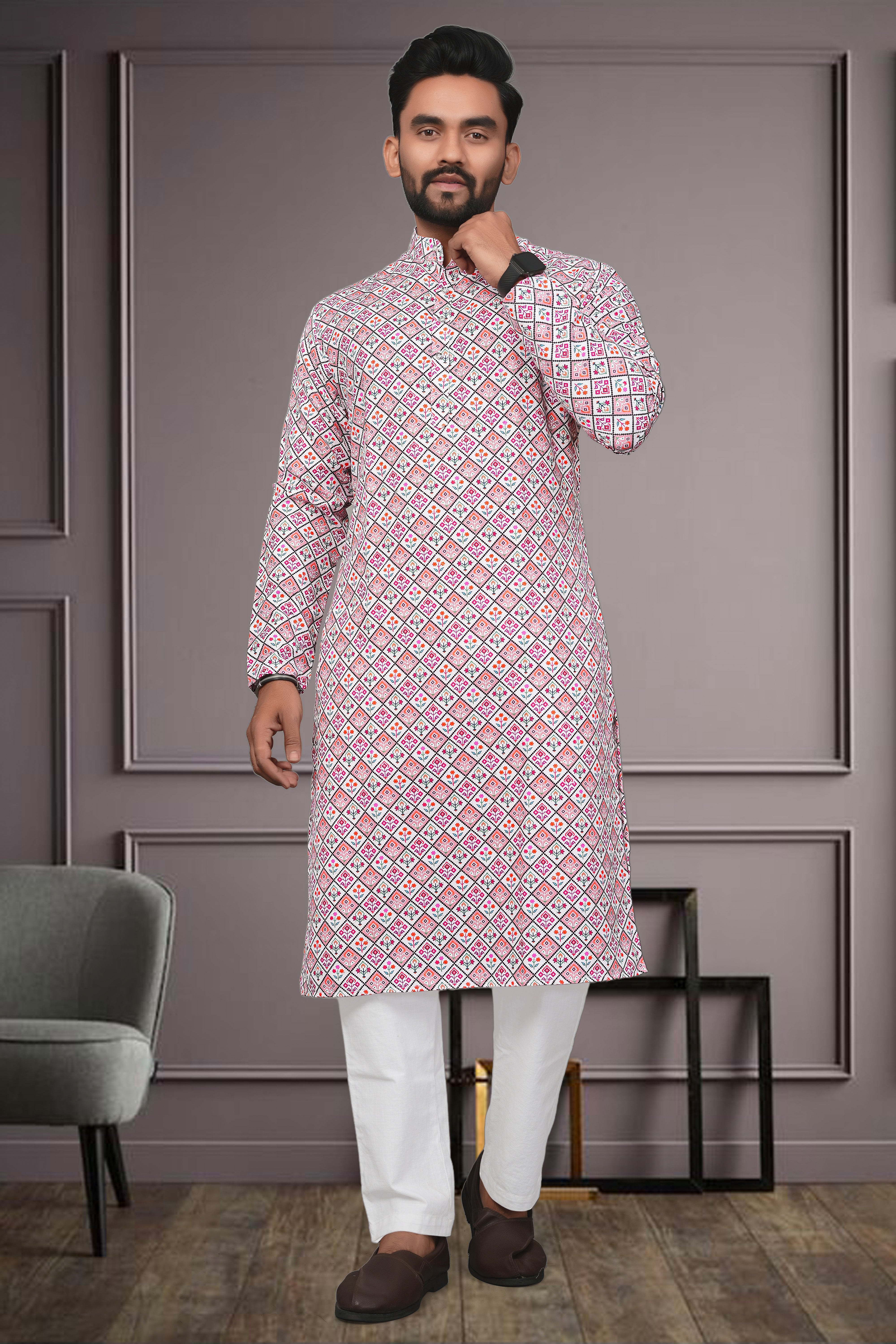 PREMIUM PRINTED KURTA FOR MAN