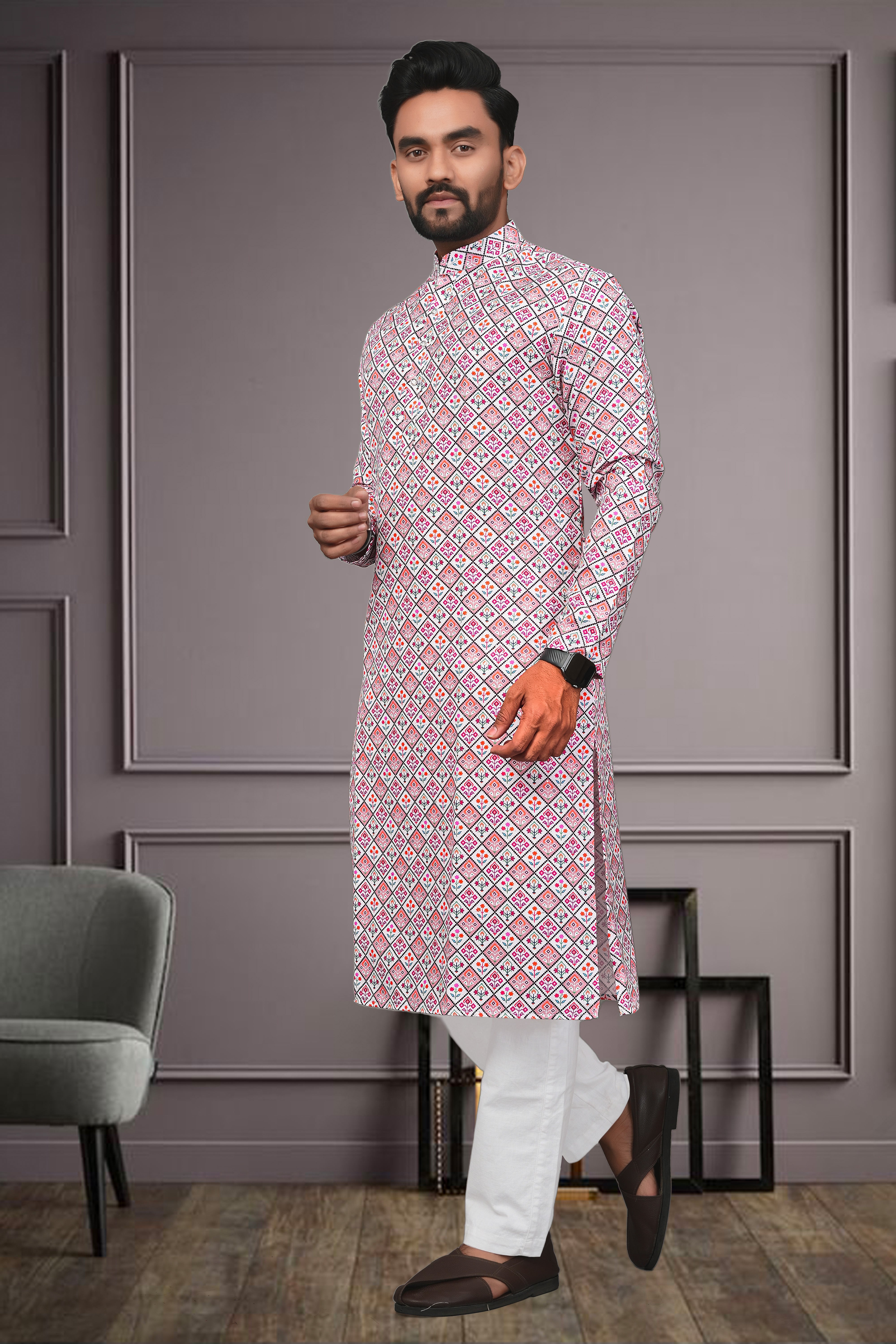 PREMIUM PRINTED KURTA FOR MAN