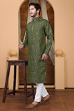 EMBROIDERED & SEQUIN KURTA  WITH DUPATTA