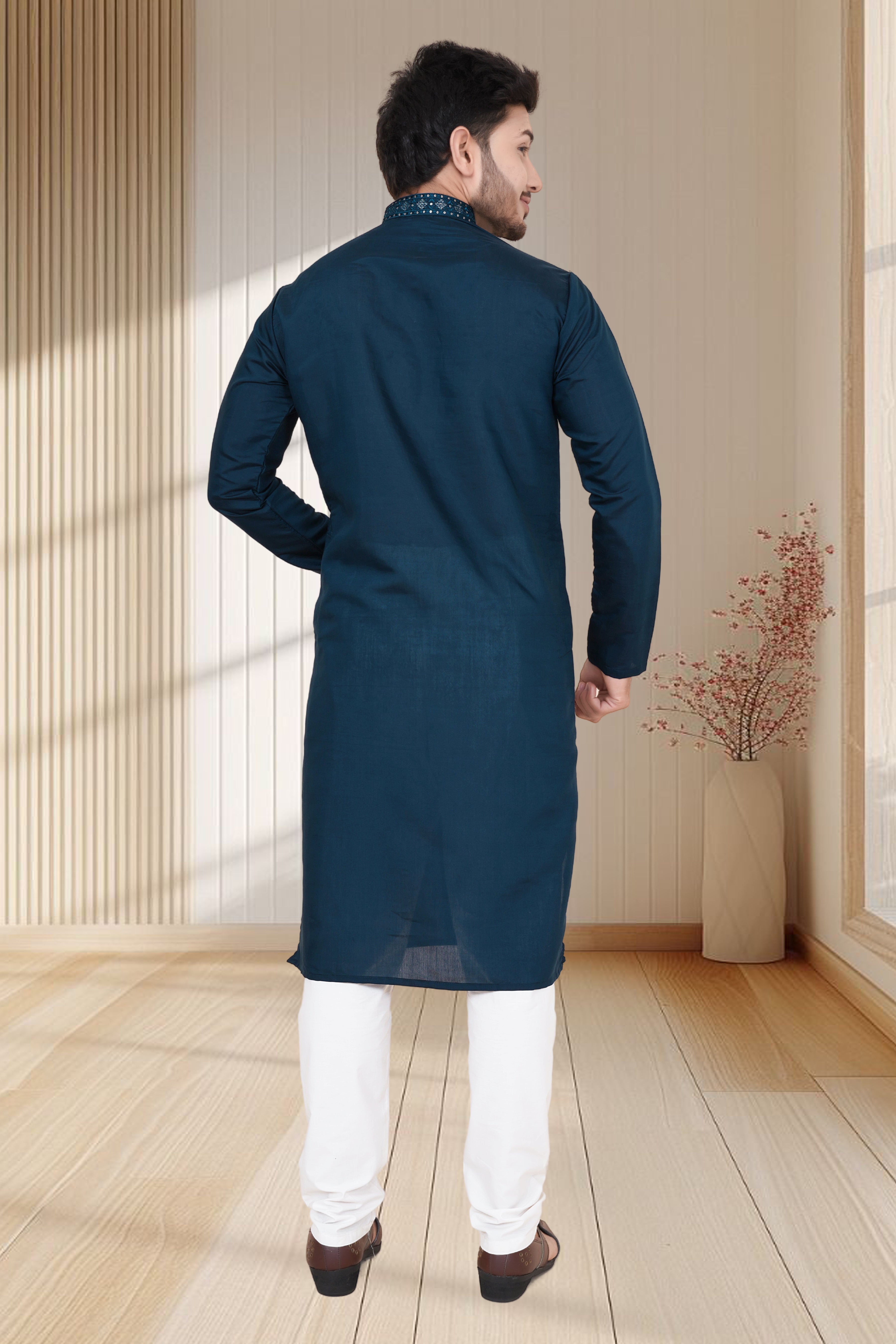 EMBROIDERED & SEQUIN KURTA