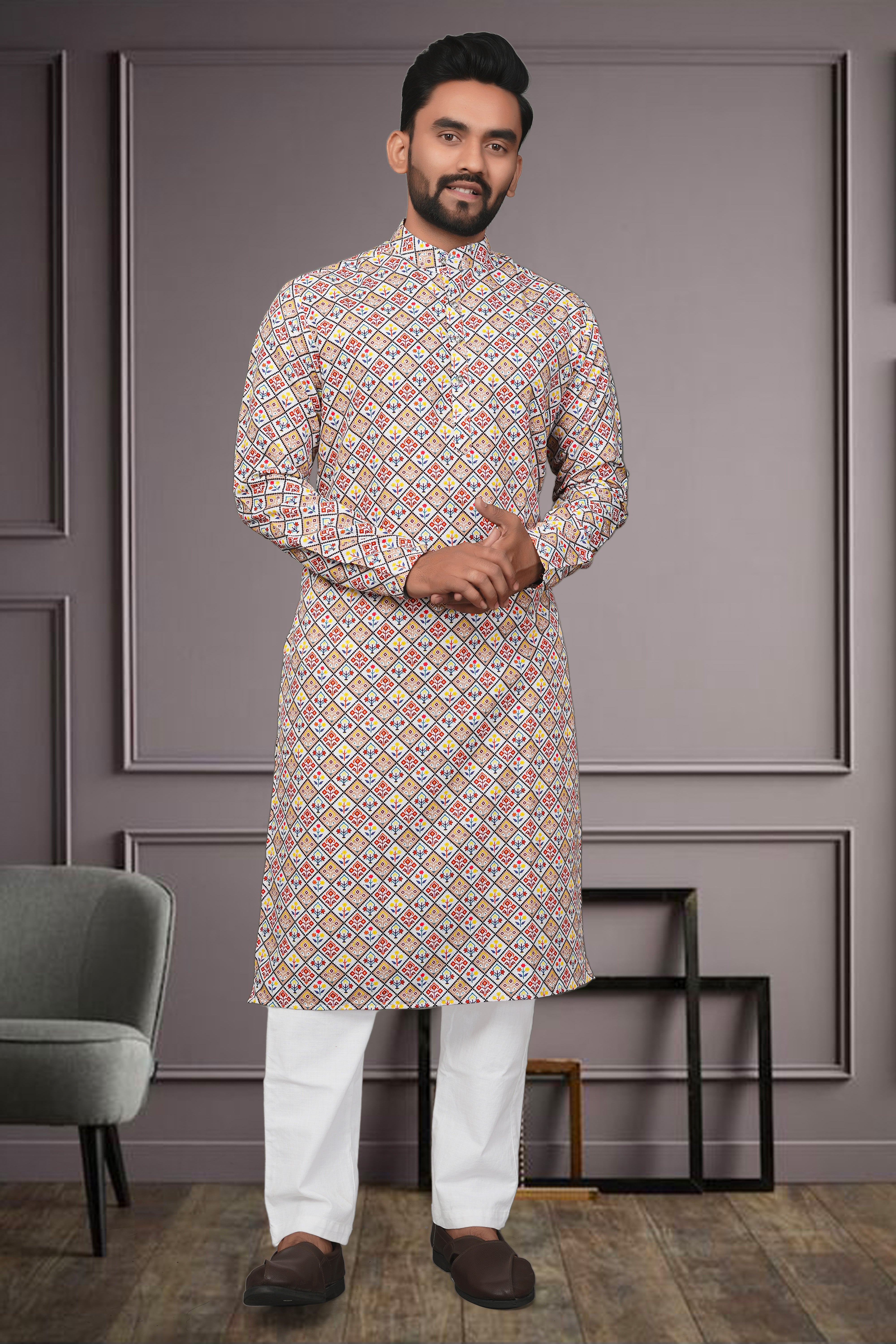 PREMIUM PRINTED KURTA FOR MAN