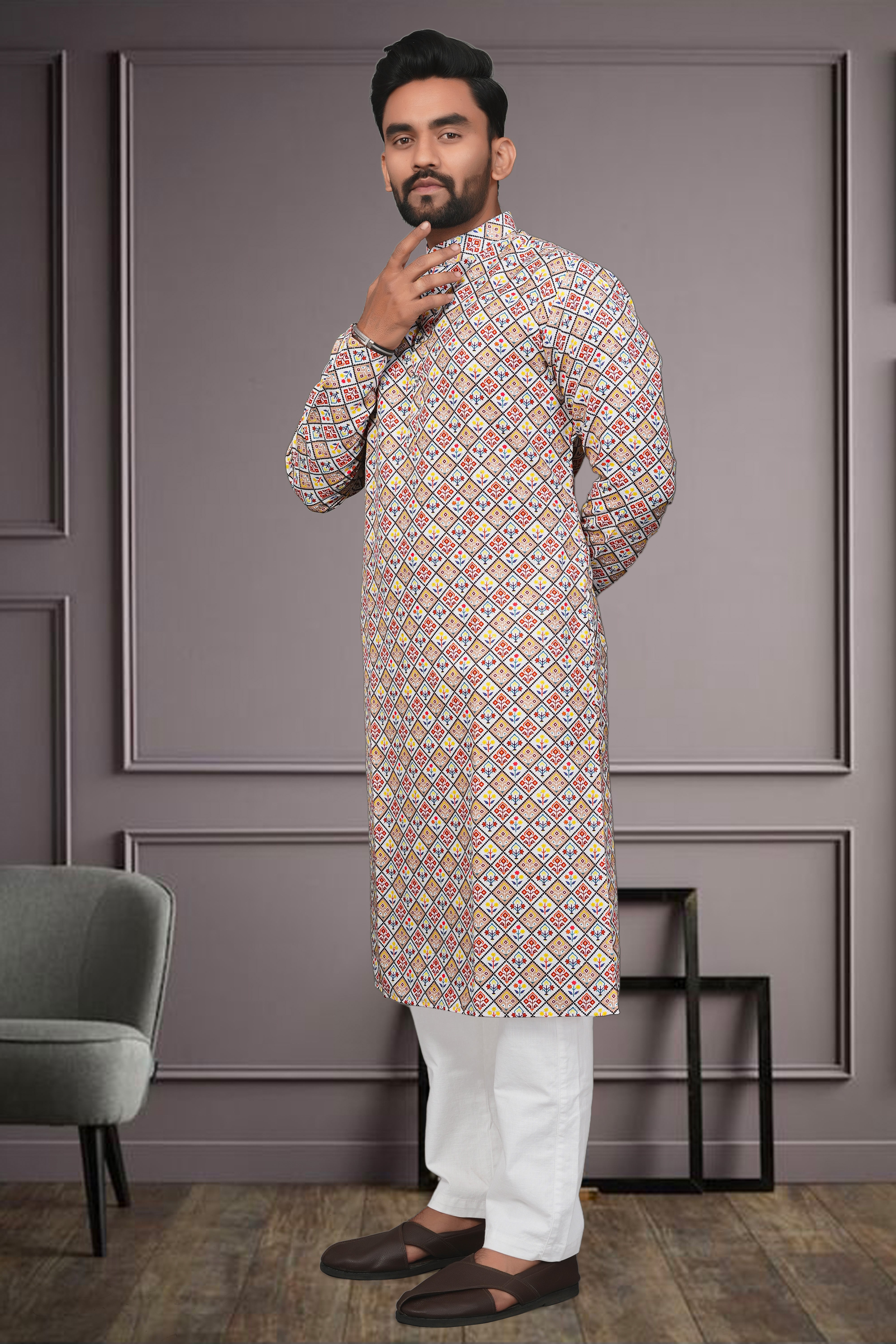 PREMIUM PRINTED KURTA FOR MAN