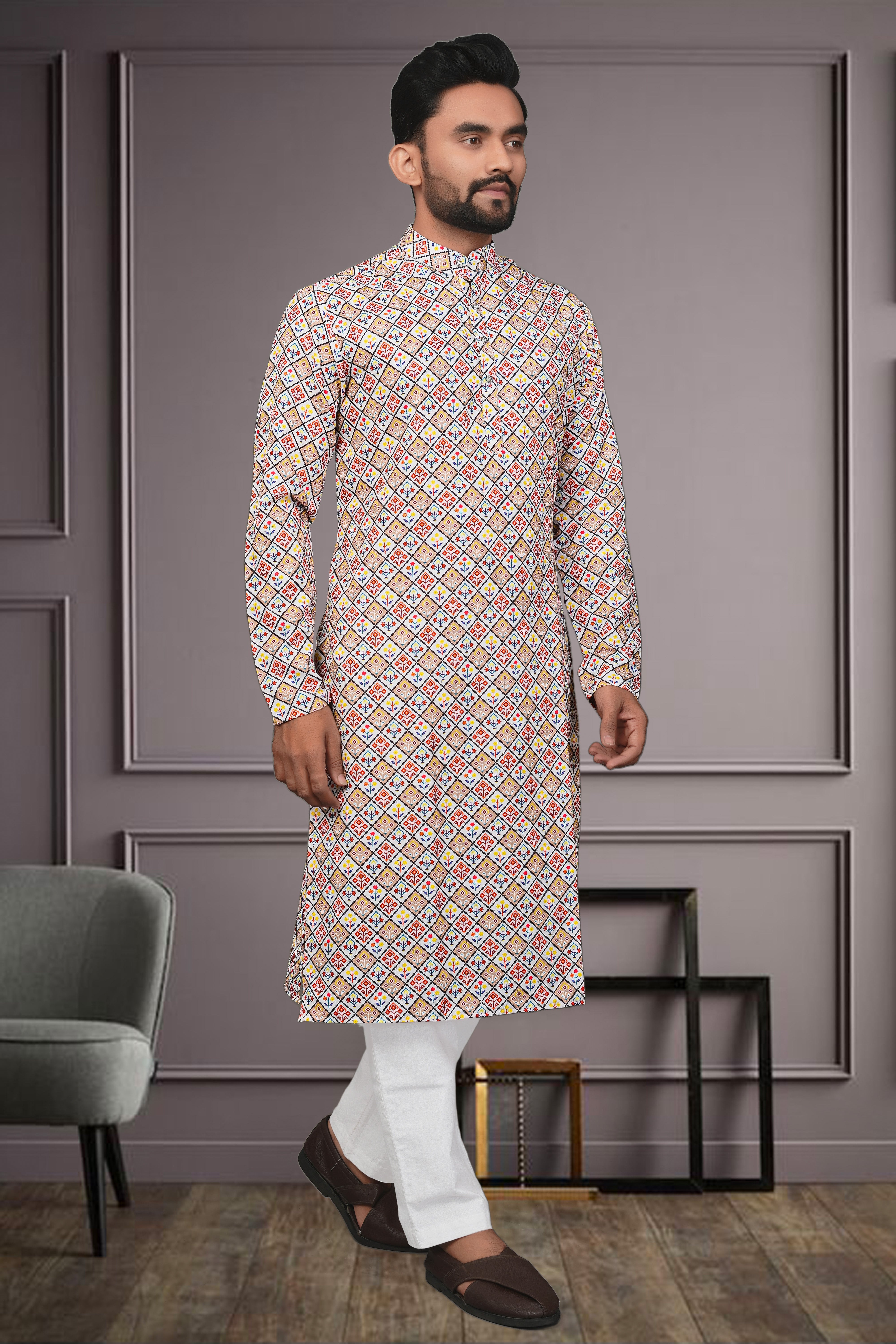 PREMIUM PRINTED KURTA FOR MAN