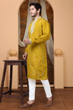 EMBROIDERED & SEQUIN KURTA  WITH DUPATTA