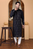 EMBROIDERED & SEQUIN KURTA WITH DUPATTA
