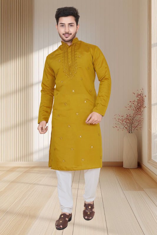 EMBROIDERED & SEQUIN KURTA