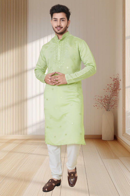 EMBROIDERED & SEQUIN KURTA