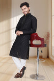 EMBROIDERED & SEQUIN KURTA