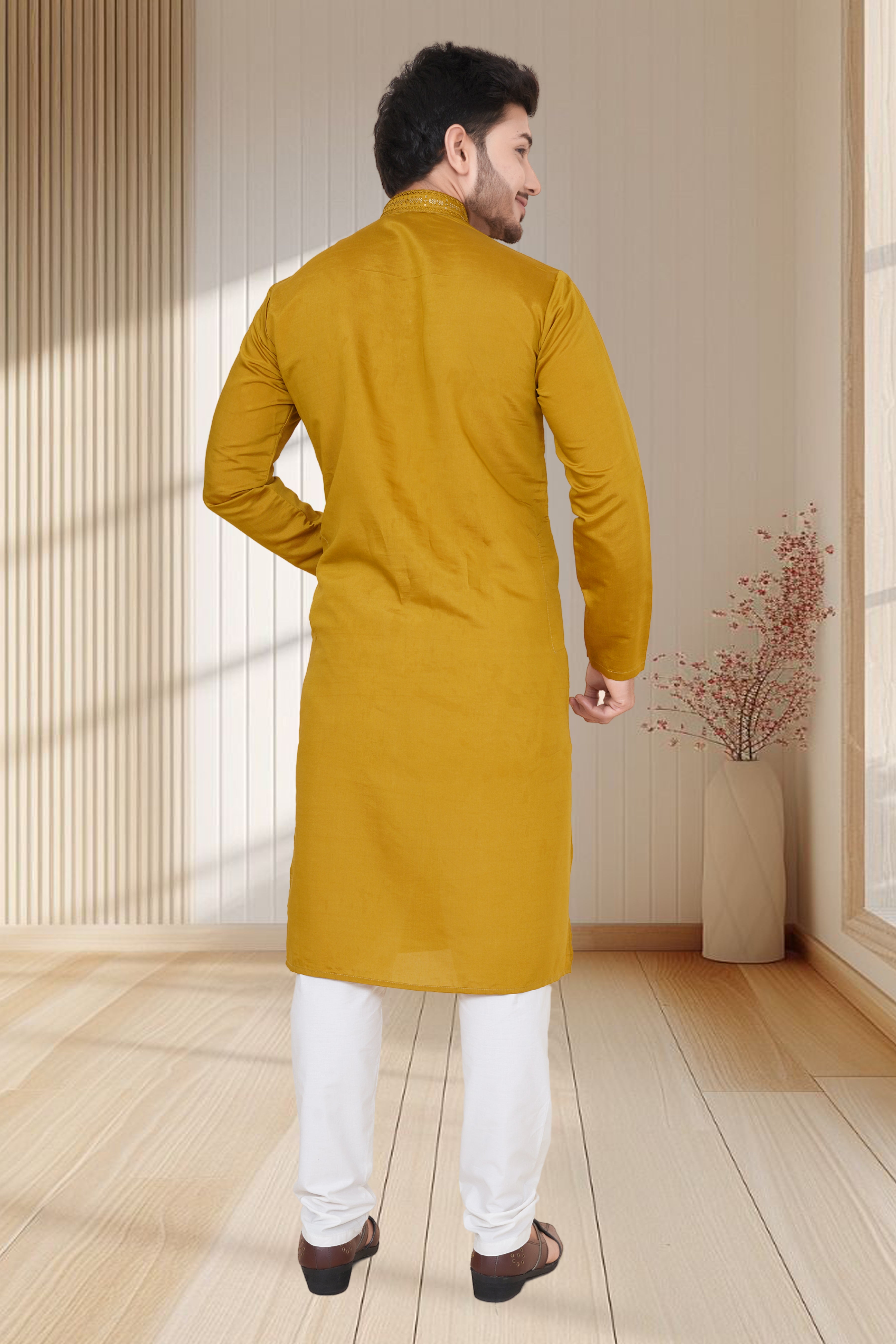 EMBROIDERED & SEQUIN KURTA