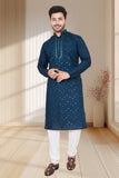EMBROIDERED & SEQUIN KURTA