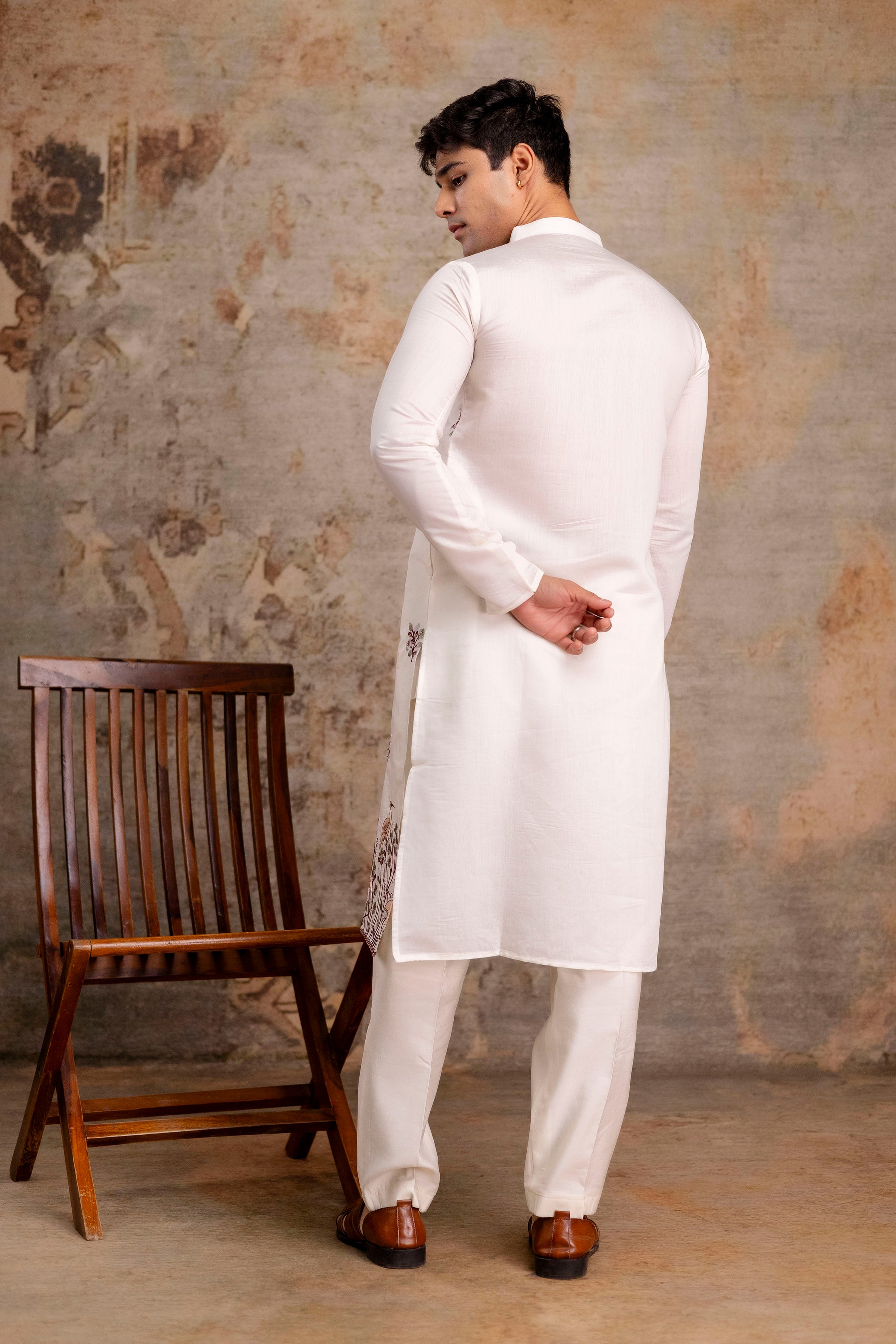 EMBROIDERED & SEQUIN KURTA