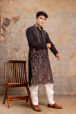 Embroidery Silk Kurta For Man