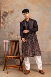 Embroidery Silk Kurta For Man