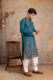 Embroidery Silk Kurta For Man