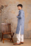 Embroidery Silk Kurta For Man