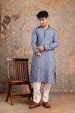 Embroidery Silk Kurta For Man