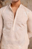 Embroidery Silk Kurta For Man