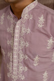 Embroidery Silk Kurta For Man