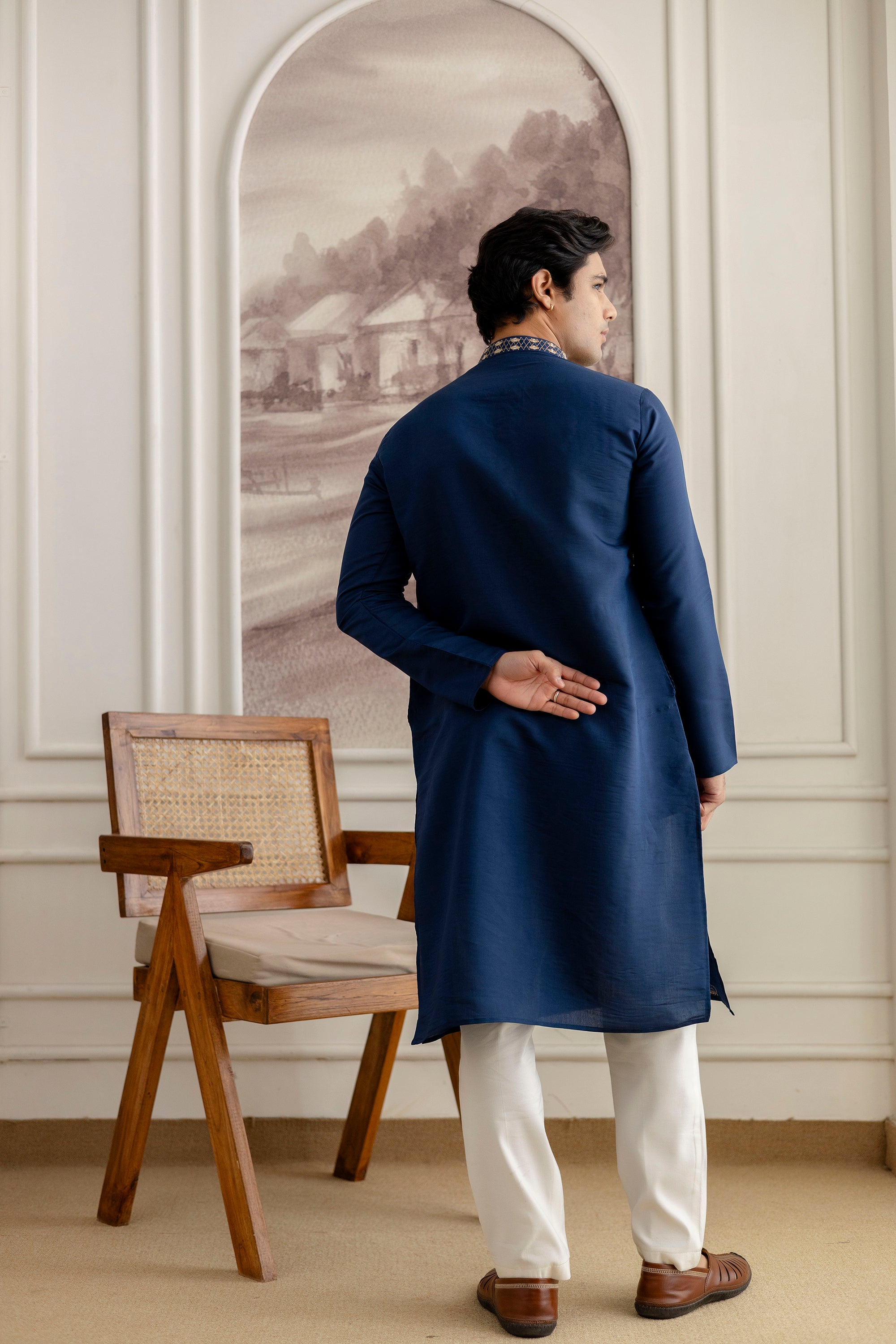 EMBROIDERED & SEQUIN KURTA