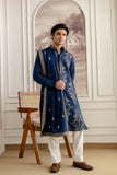 Embroidery Silk Kurta For Man With Dupatta