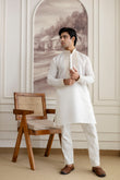 Embroidery And Foil Work Kurta For Man