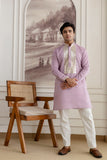 Embroidery And Foil Work Kurta For Man