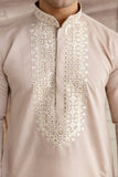 Embroidery And Foil Work Kurta For Man