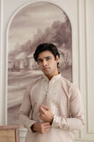 Embroidery And Foil Work Kurta For Man