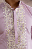 Embroidery And Foil Work Kurta For Man