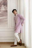 Embroidery And Foil Work Kurta For Man