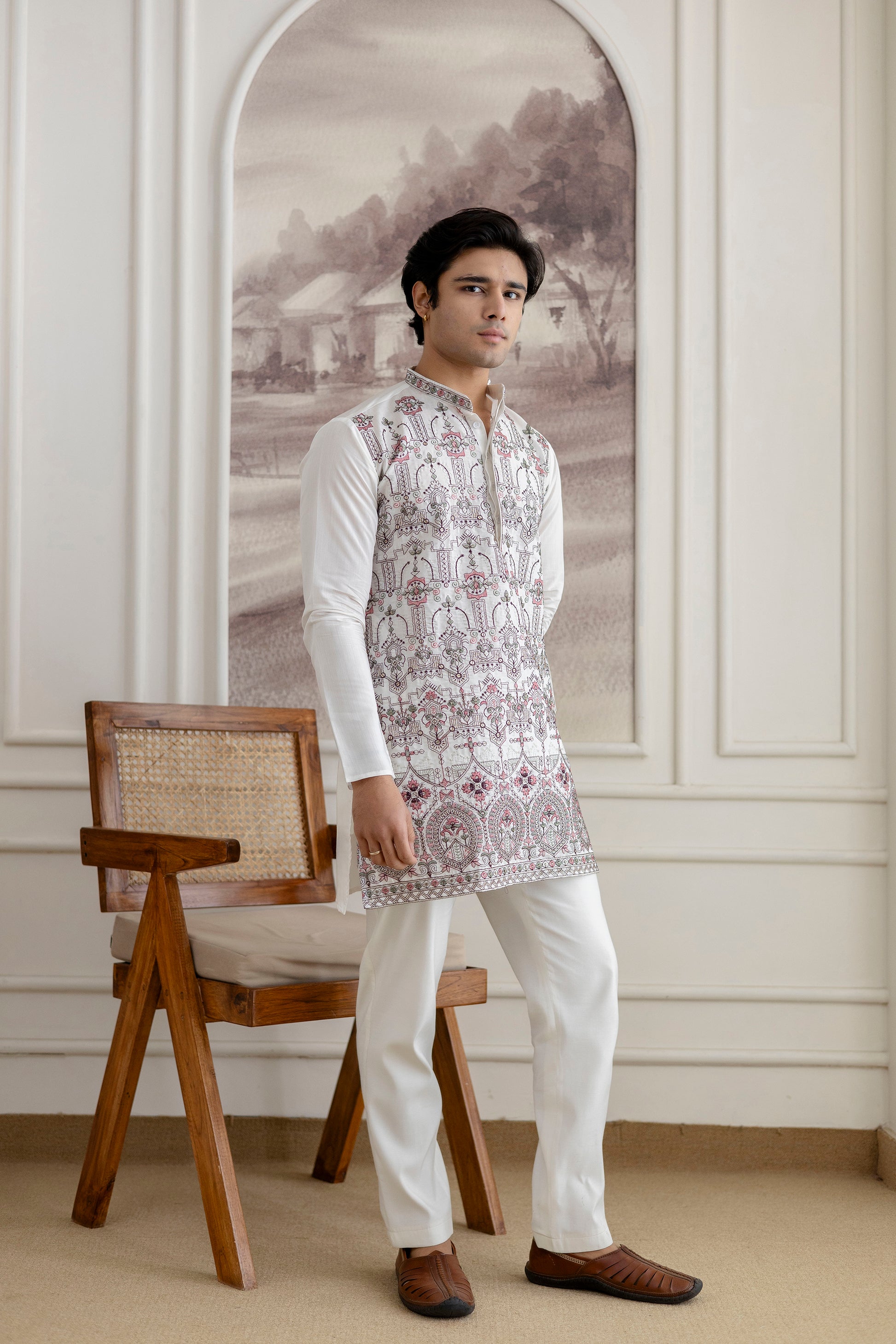 Designer Men’s Kurtas with Traditional Indian Craft