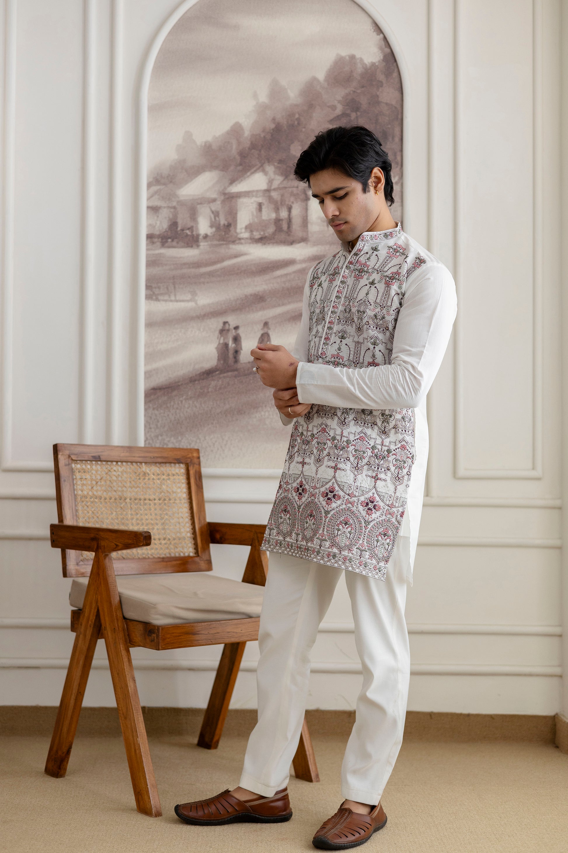 Designer Men’s Kurtas with Traditional Indian Craft