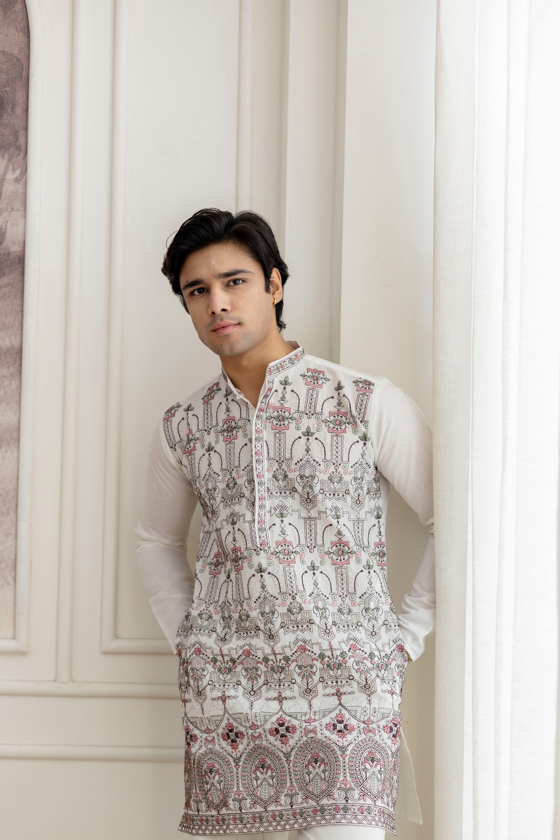 Designer Men’s Kurtas with Traditional Indian Craft