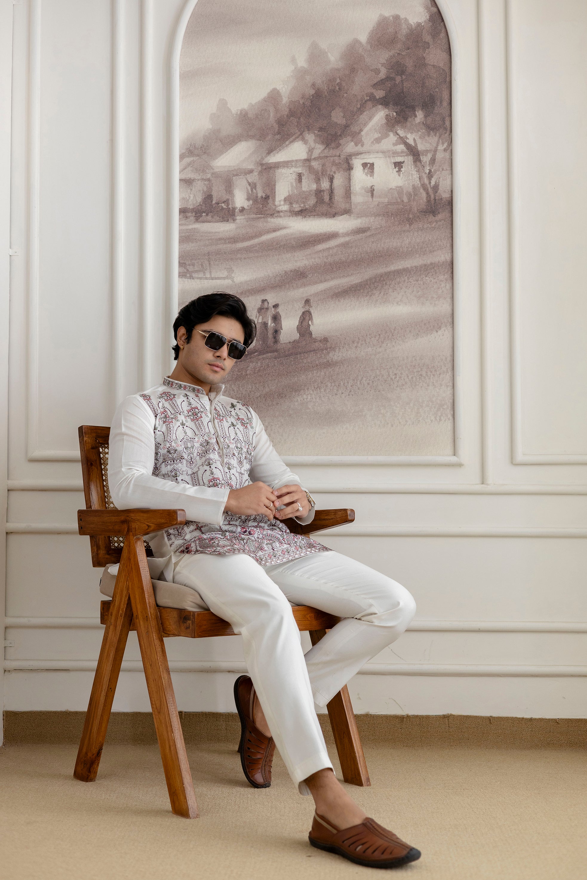 Designer Men’s Kurtas with Traditional Indian Craft