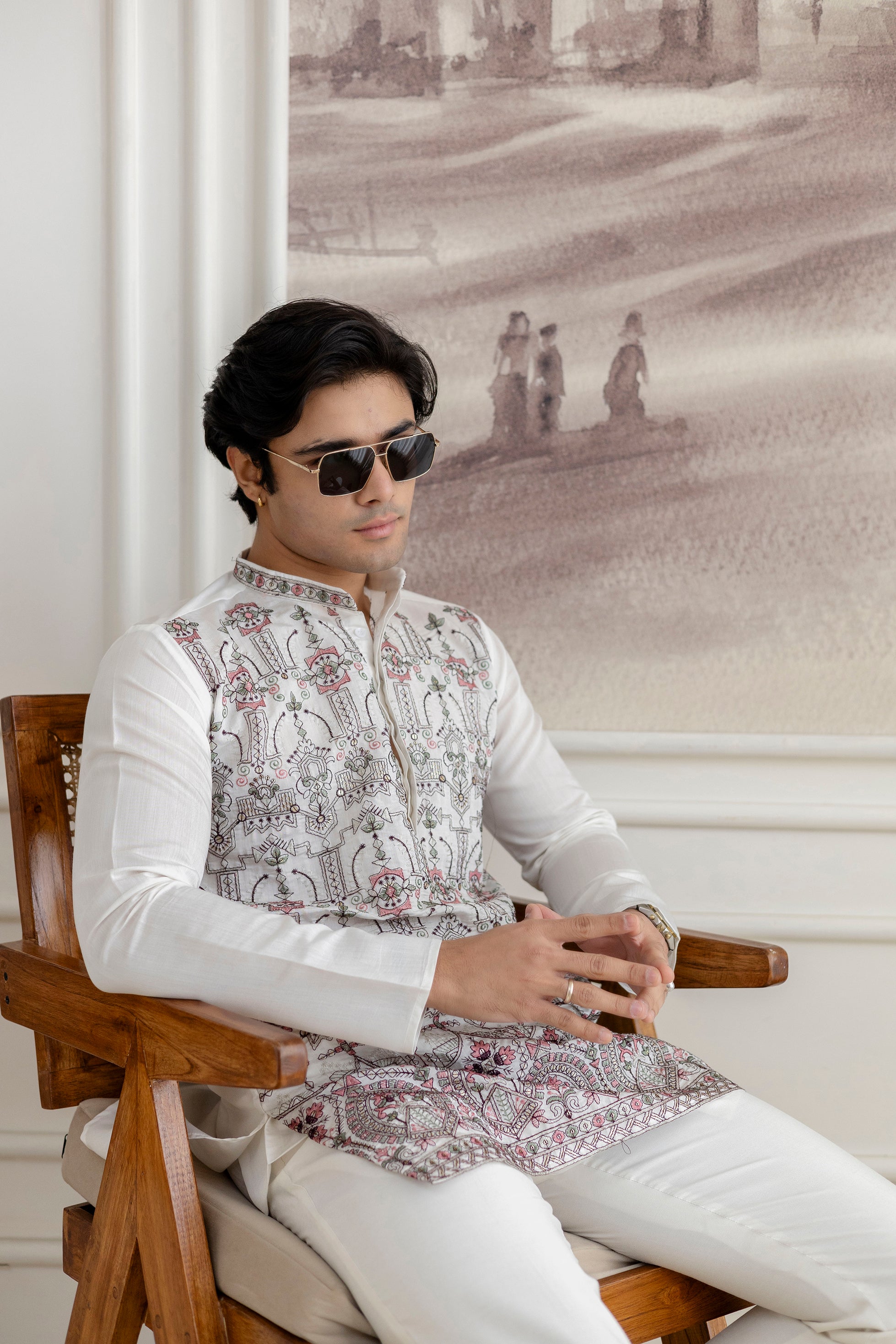 Designer Men’s Kurtas with Traditional Indian Craft