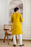 Embroidery Silk Kurta For Man