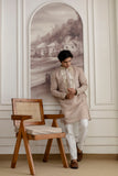 Embroidery And Foil Work Kurta For Man