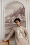 Embroidery And Foil Work Kurta For Man