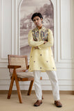 Embroidery Silk Kurta For Man