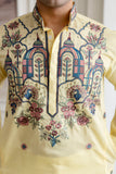Embroidery Silk Kurta For Man