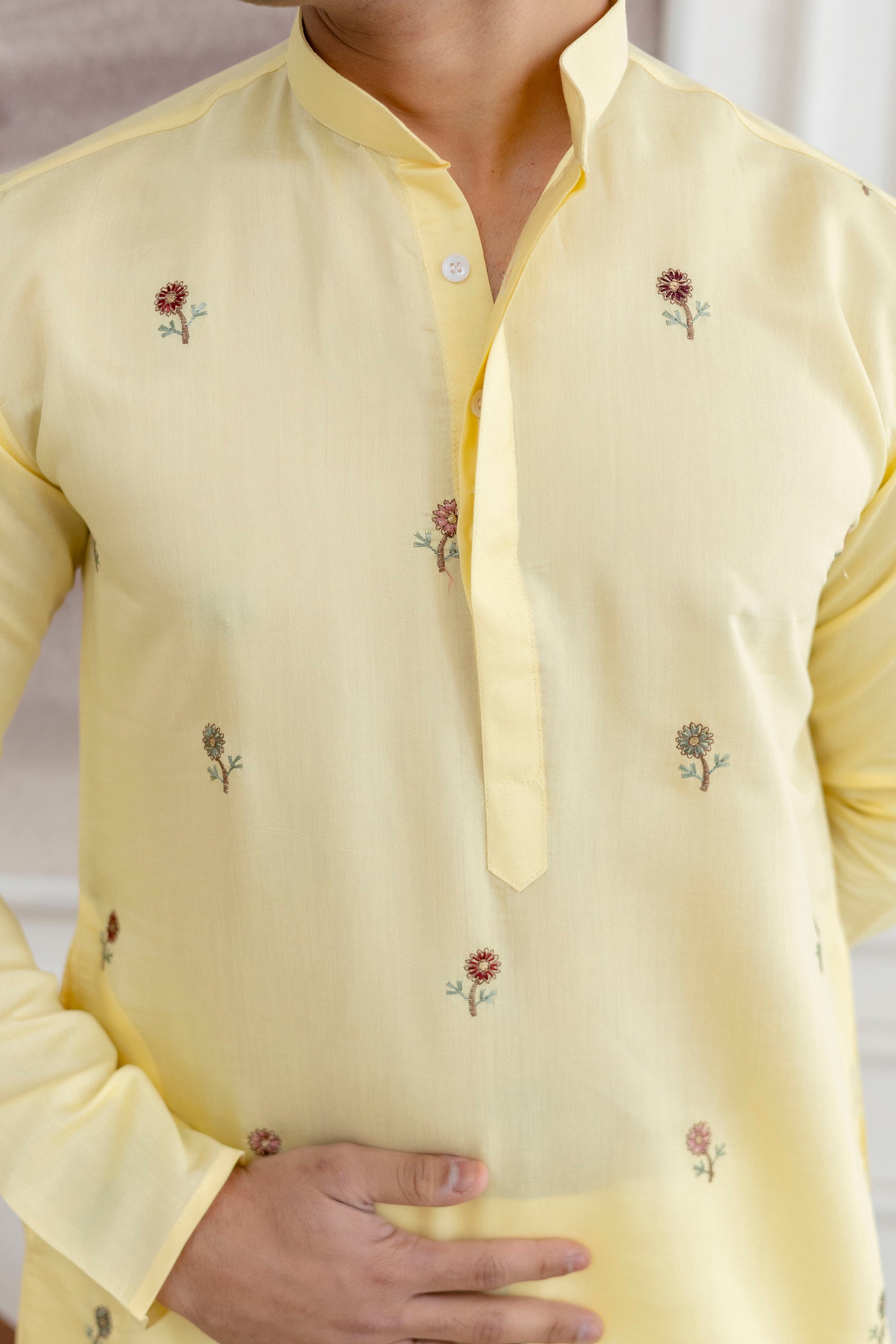 Designer Men’s Kurtas with Traditional Indian Craft